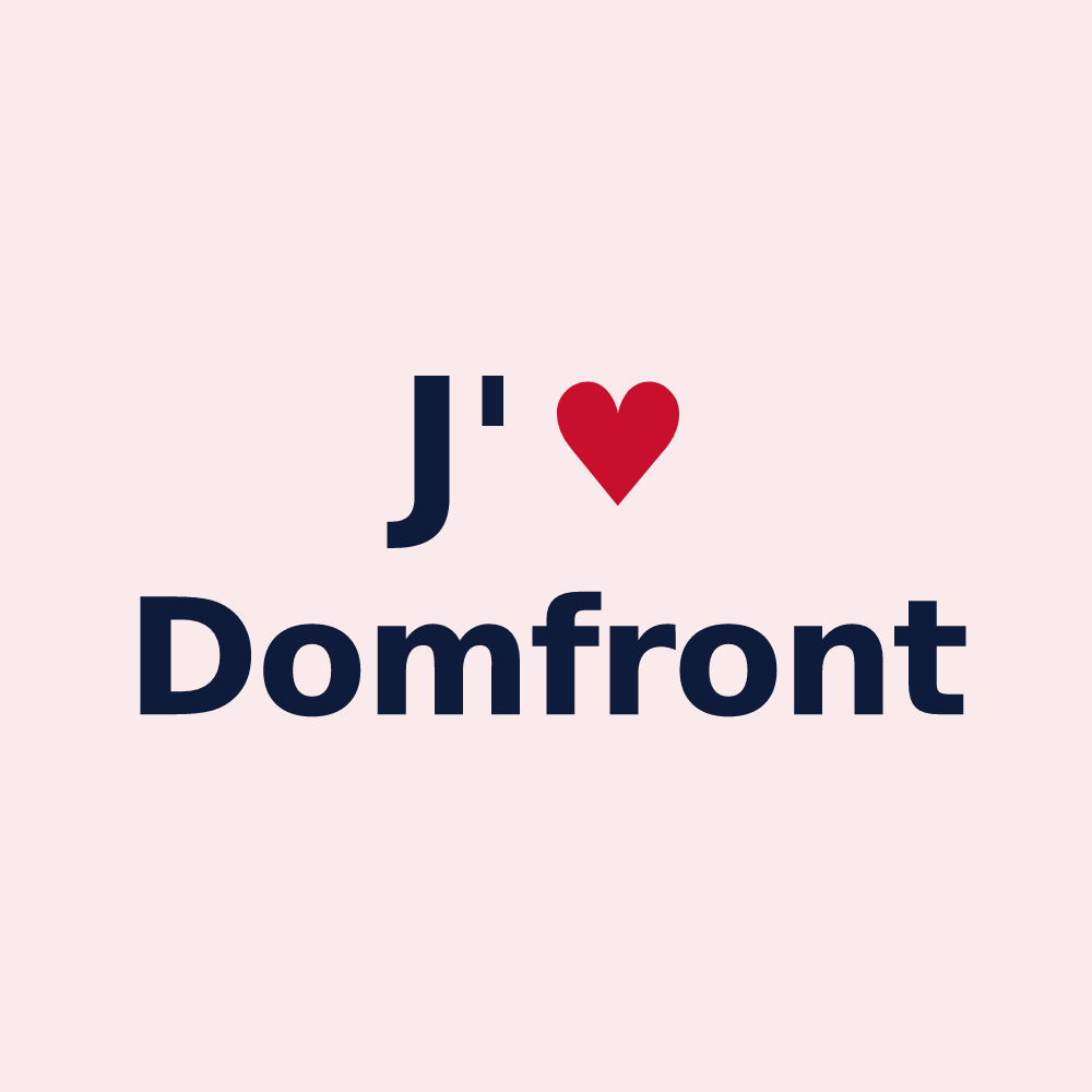 Magnet personnalisé Domfront — design J'aime Domfront