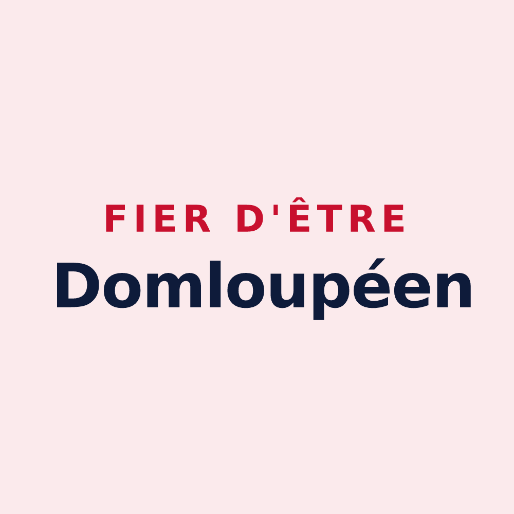 Magnet « Fier d'être Domloupéen » — design pour Domloup