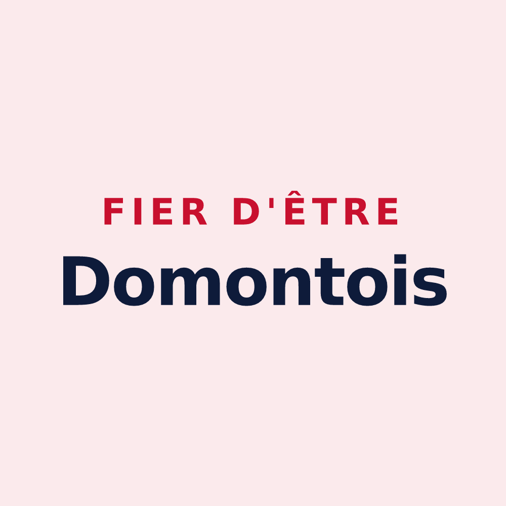 Magnet « Fier d'être Domontois » — design pour Domont
