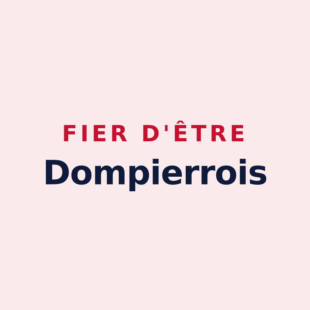 Magnet « Fier d'être Dompierrois » — design pour Dompierre-sur-Mer