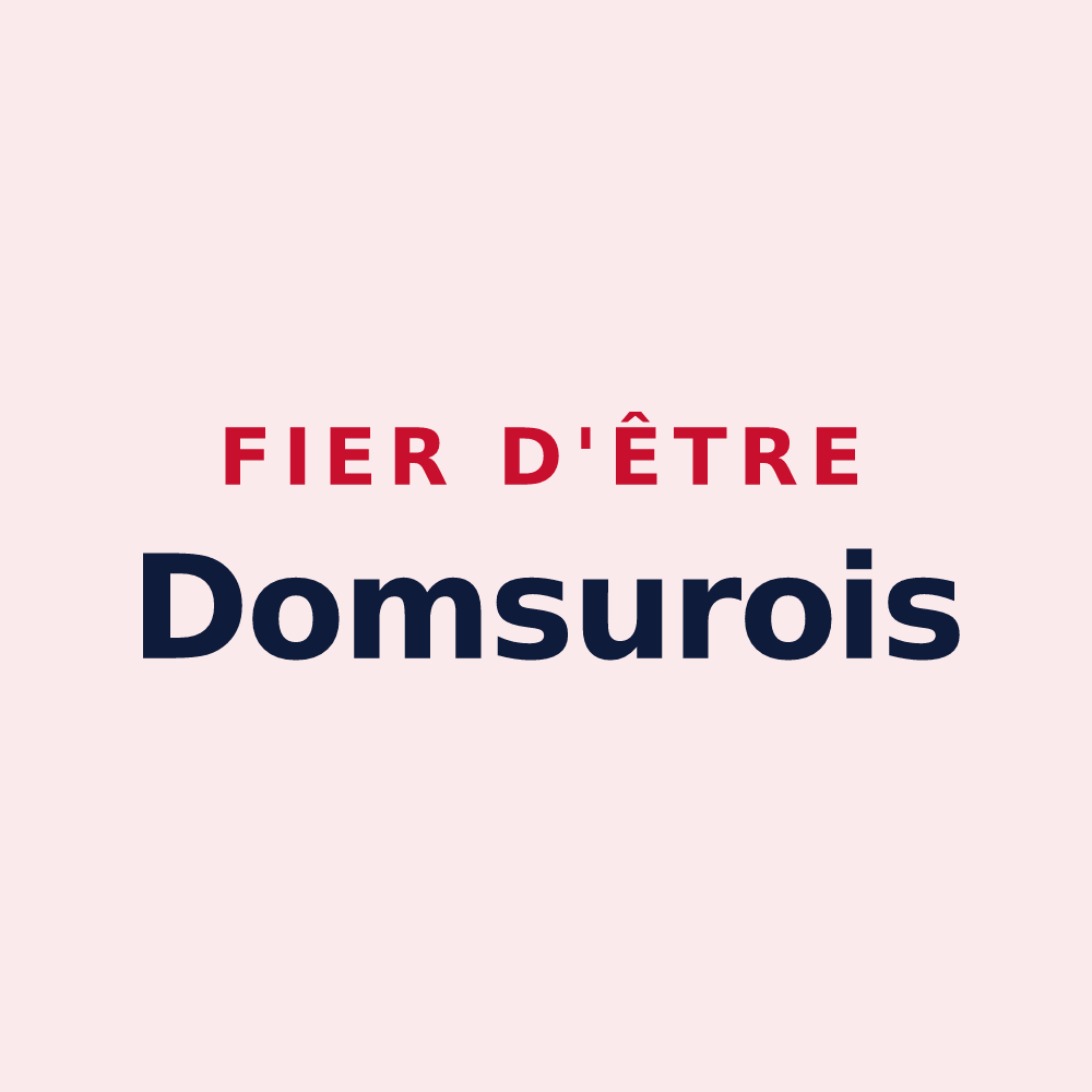 Magnet « Fier d'être Domsurois » — design pour Domsure