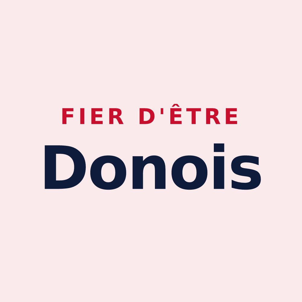 Magnet « Fier d'être Donois » — design pour Don
