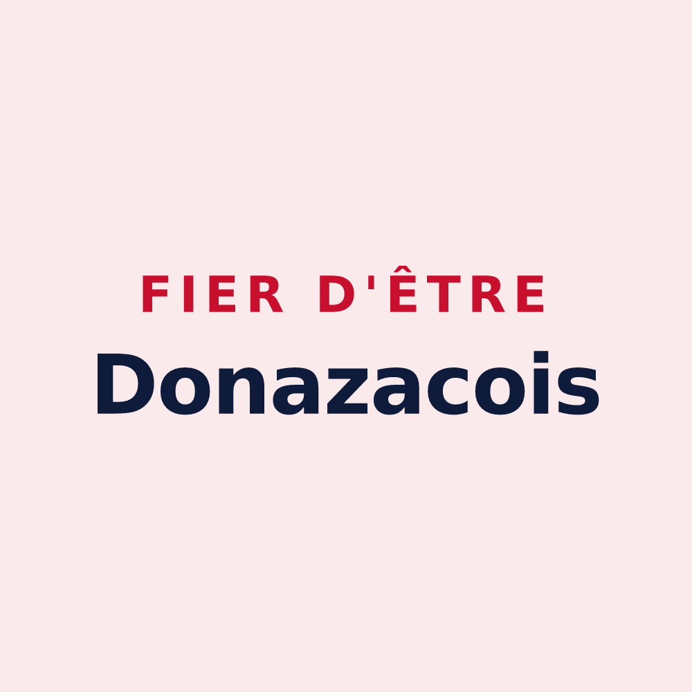 Magnet « Fier d'être Donazacois » — design pour Donazac