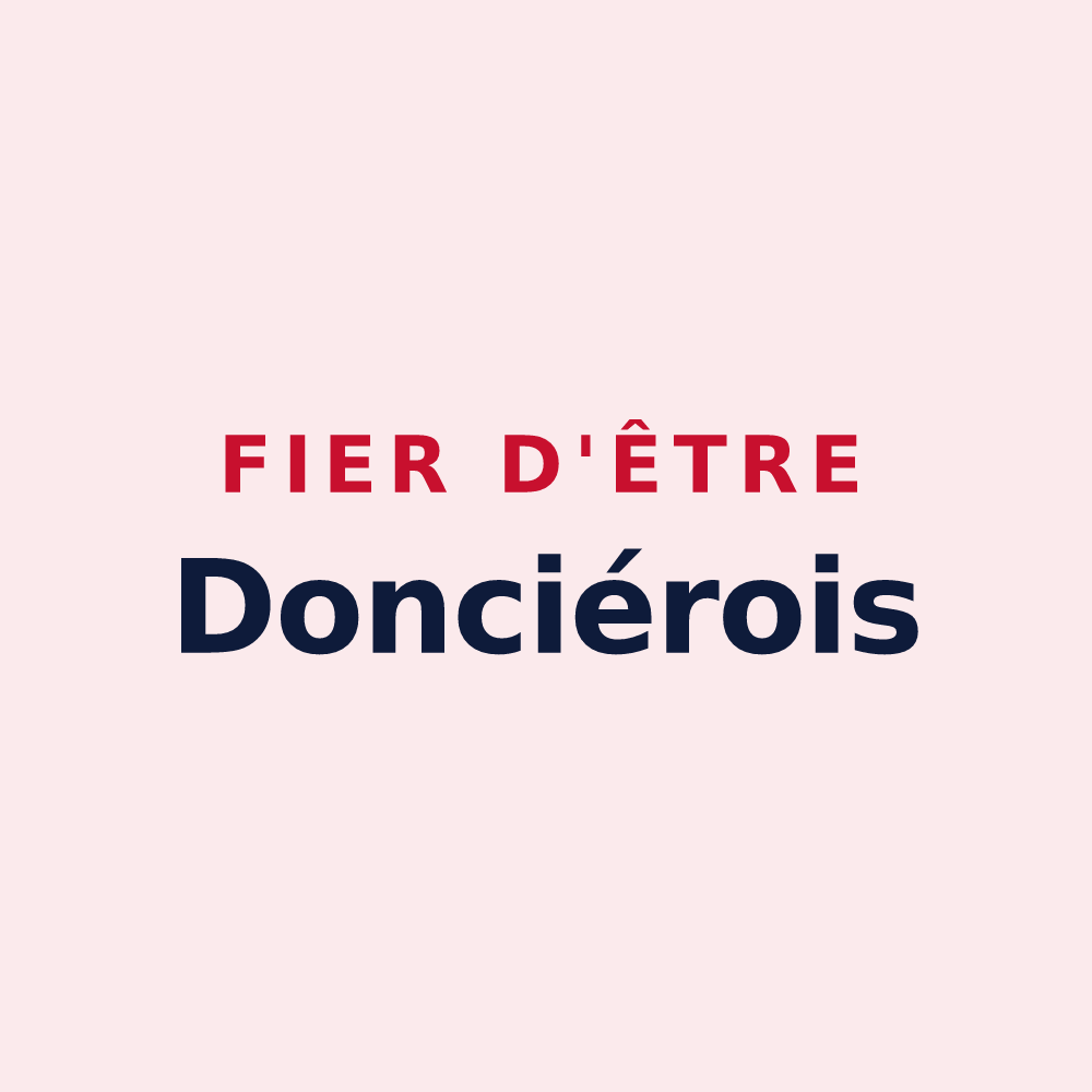 Magnet « Fier d'être Donciérois » — design pour Doncières