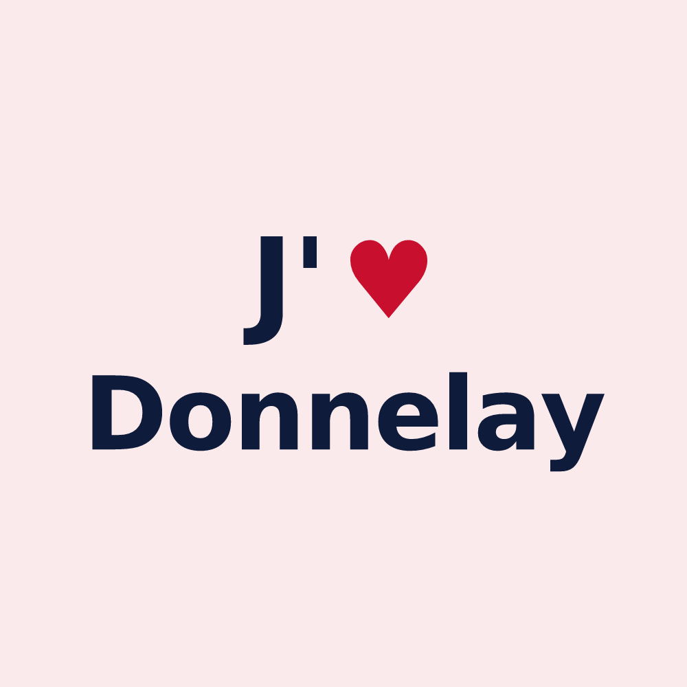 Magnet personnalisé Donnelay — design J'aime Donnelay