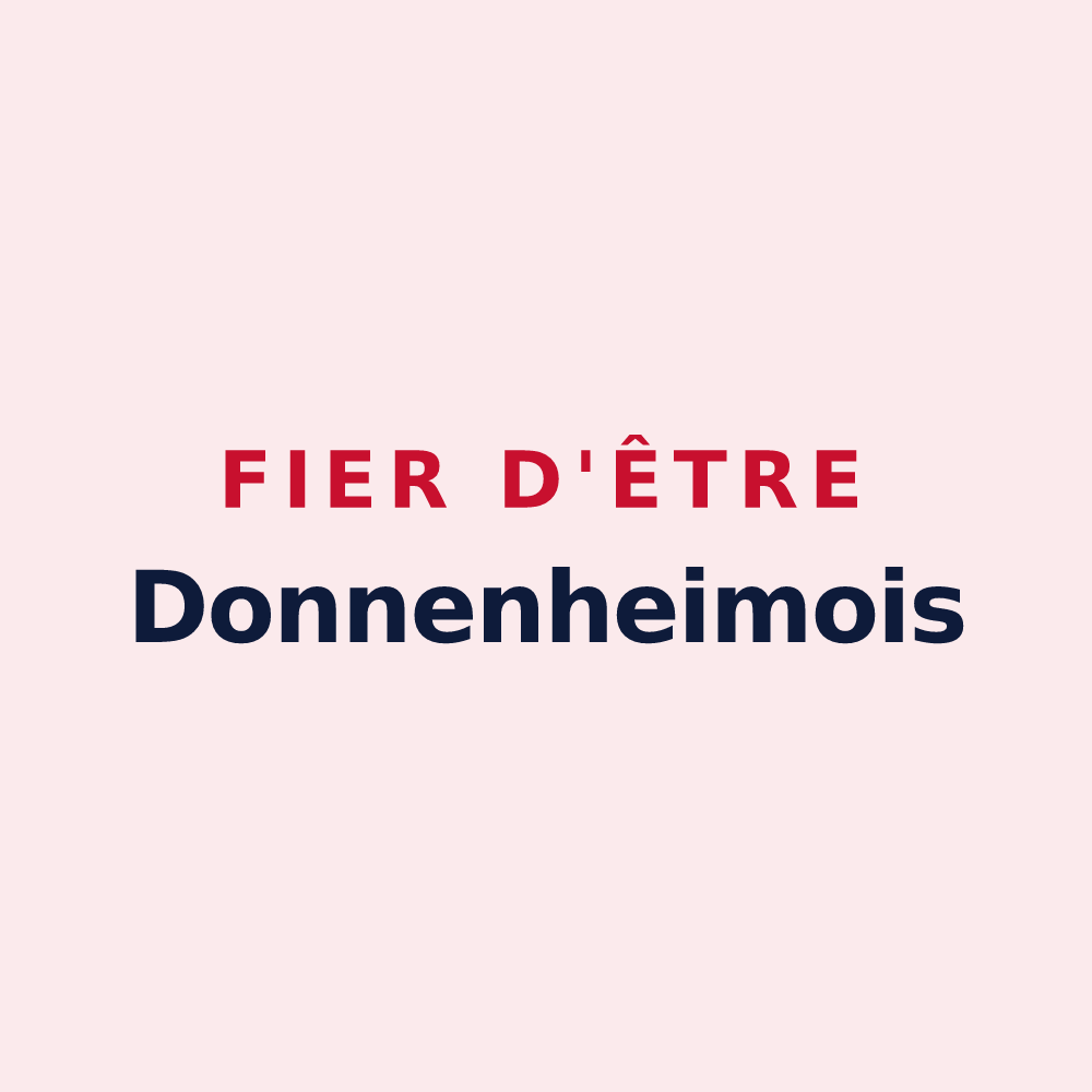 Magnet « Fier d'être Donnenheimois » — design pour Donnenheim