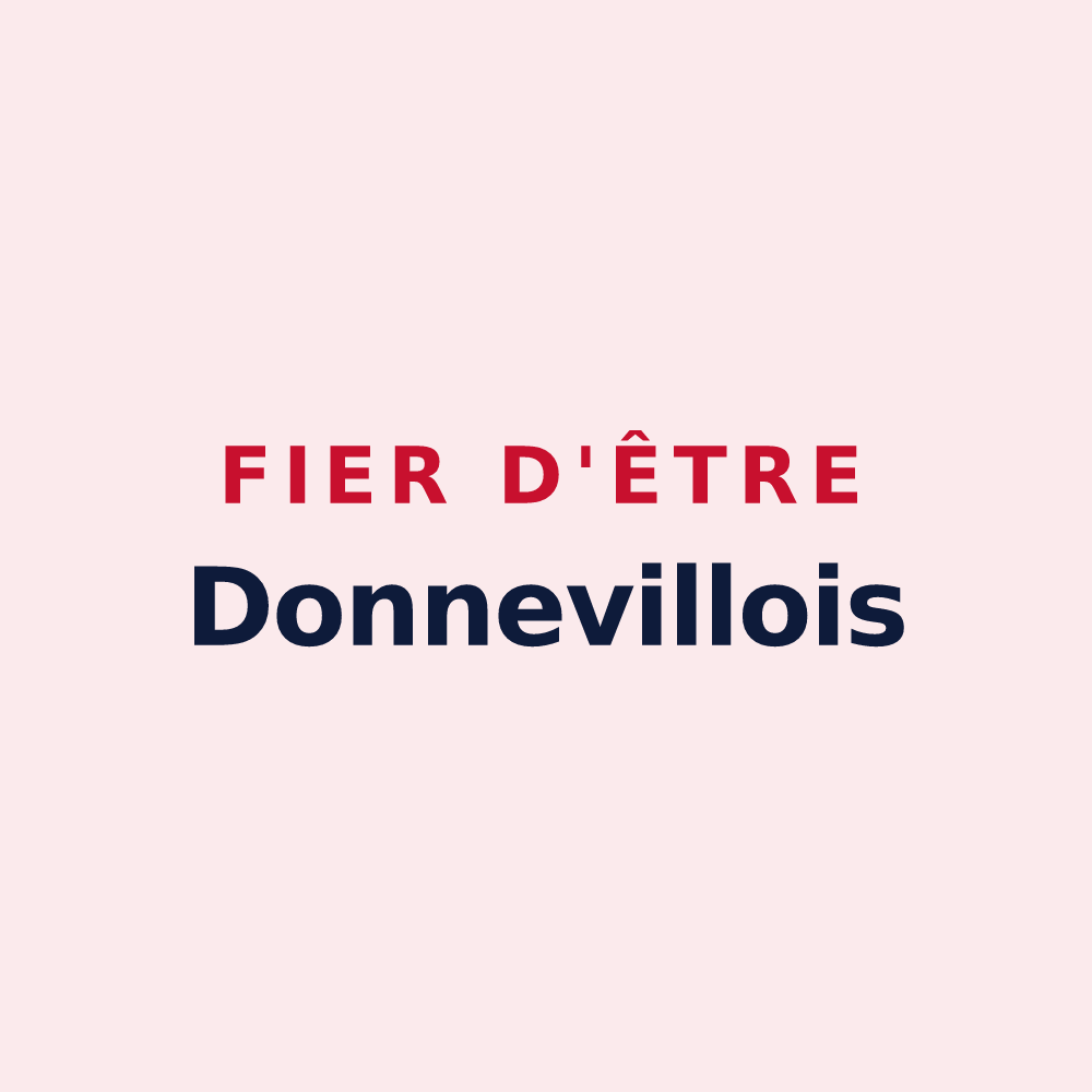 Magnet « Fier d'être Donnevillois » — design pour Donneville