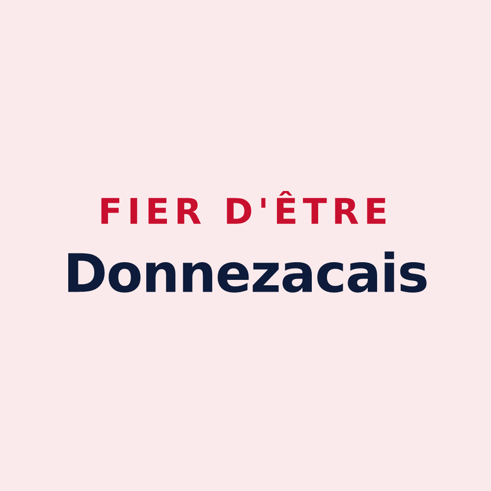 Magnet « Fier d'être Donnezacais » — design pour Donnezac