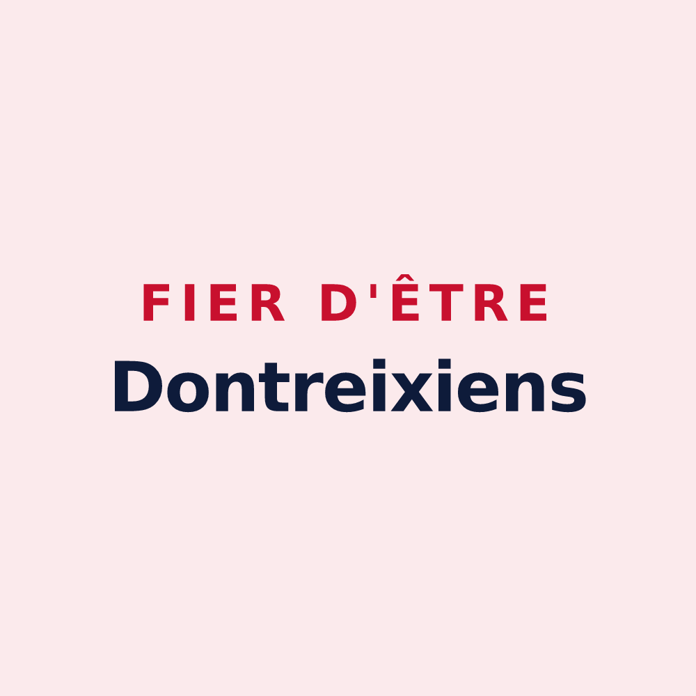 Magnet « Fier d'être Dontreixiens » — design pour Dontreix