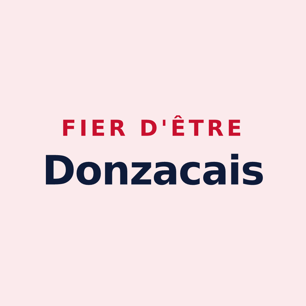 Magnet « Fier d'être Donzacais » — design pour Donzac