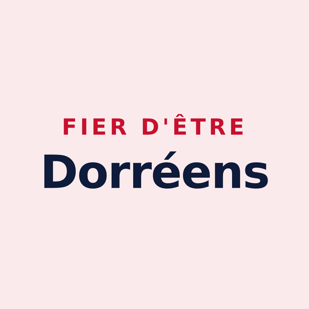 Magnet « Fier d'être Dorréens » — design pour Dorres