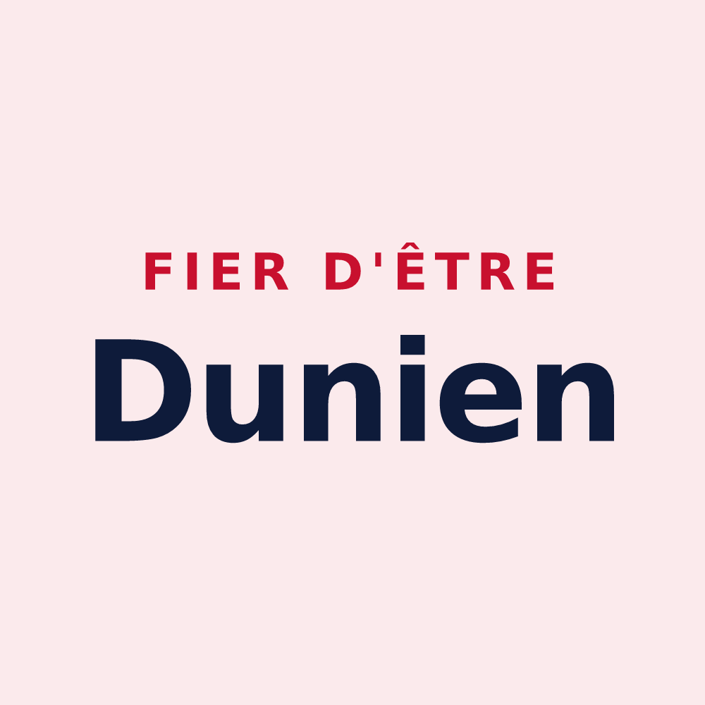 Magnet « Fier d'être Dunien » — design pour Douains