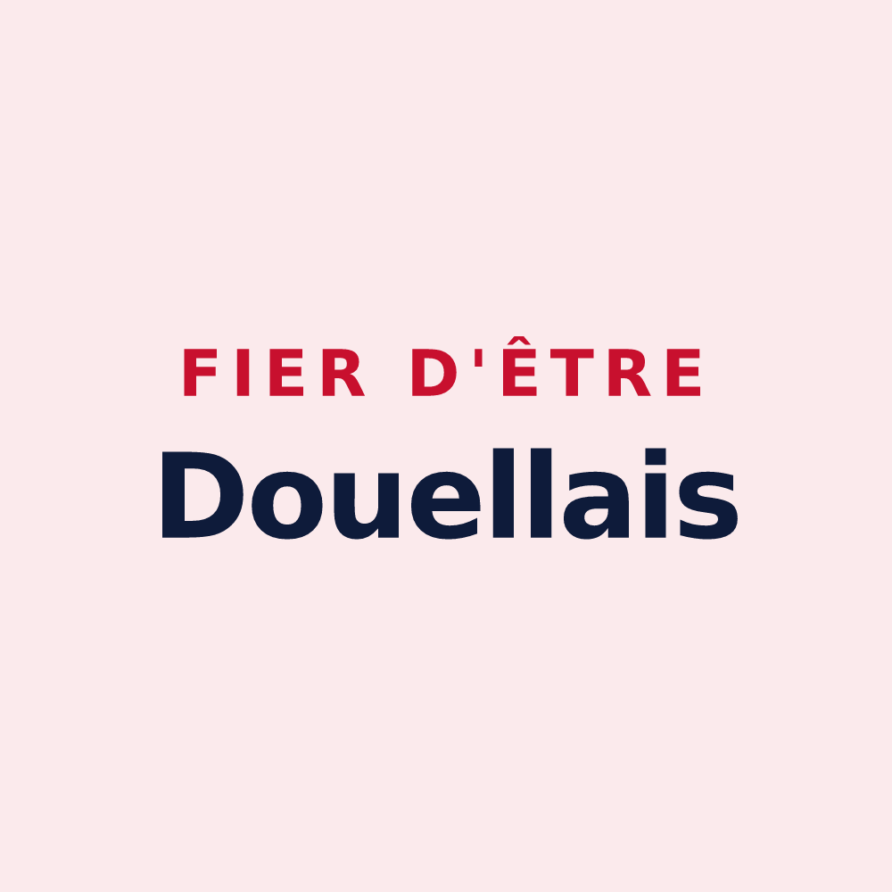 Magnet « Fier d'être Douellais » — design pour Douelle