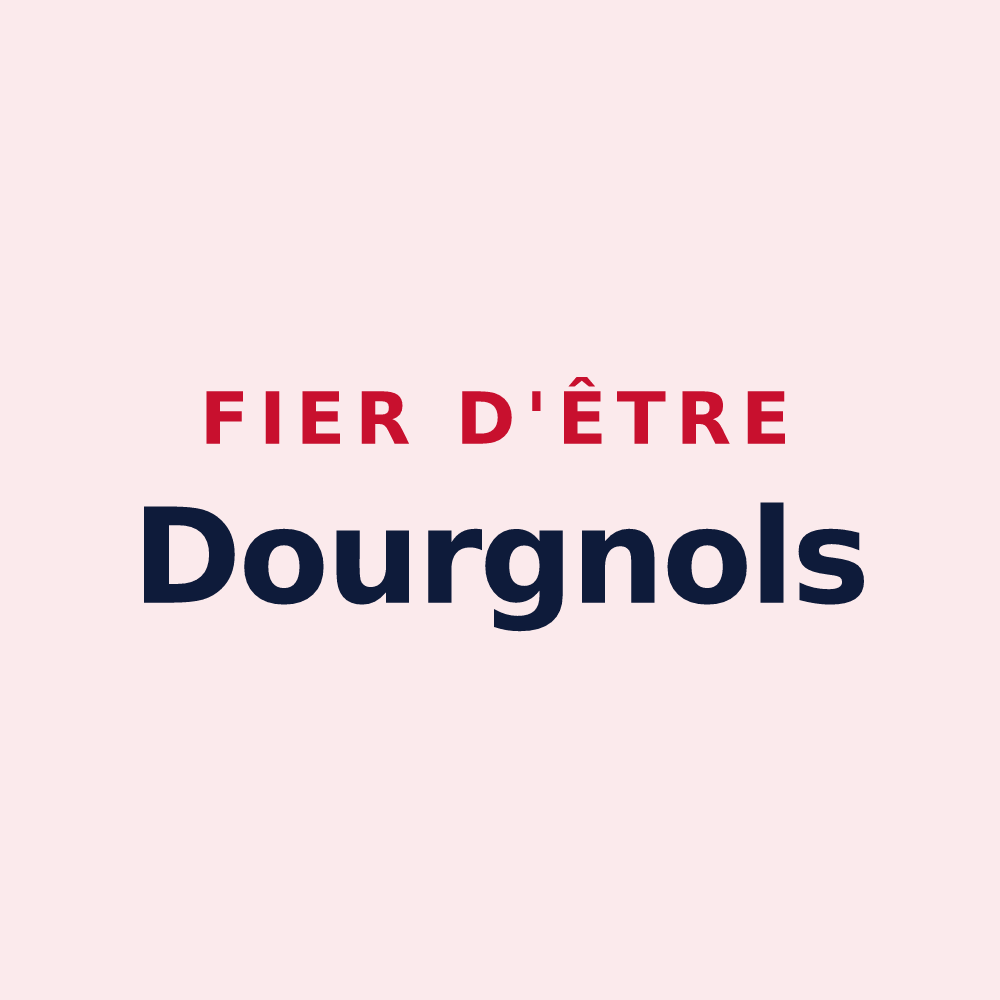 Magnet « Fier d'être Dourgnols » — design pour Dourgne