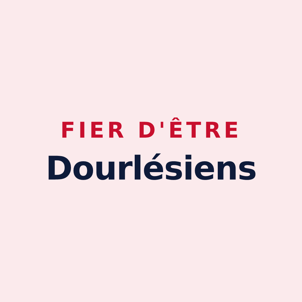Magnet « Fier d'être Dourlésiens » — design pour Dourlers