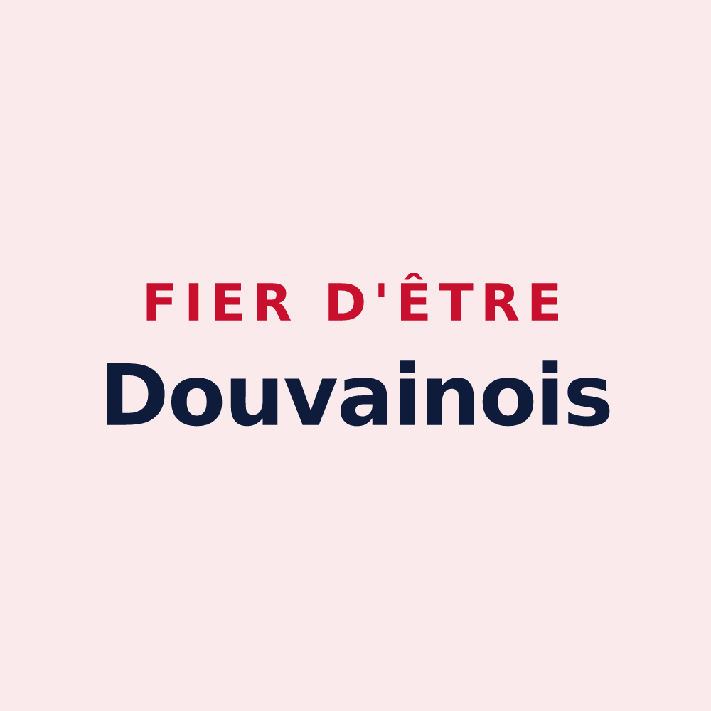 Magnet « Fier d'être Douvainois » — design pour Douvaine