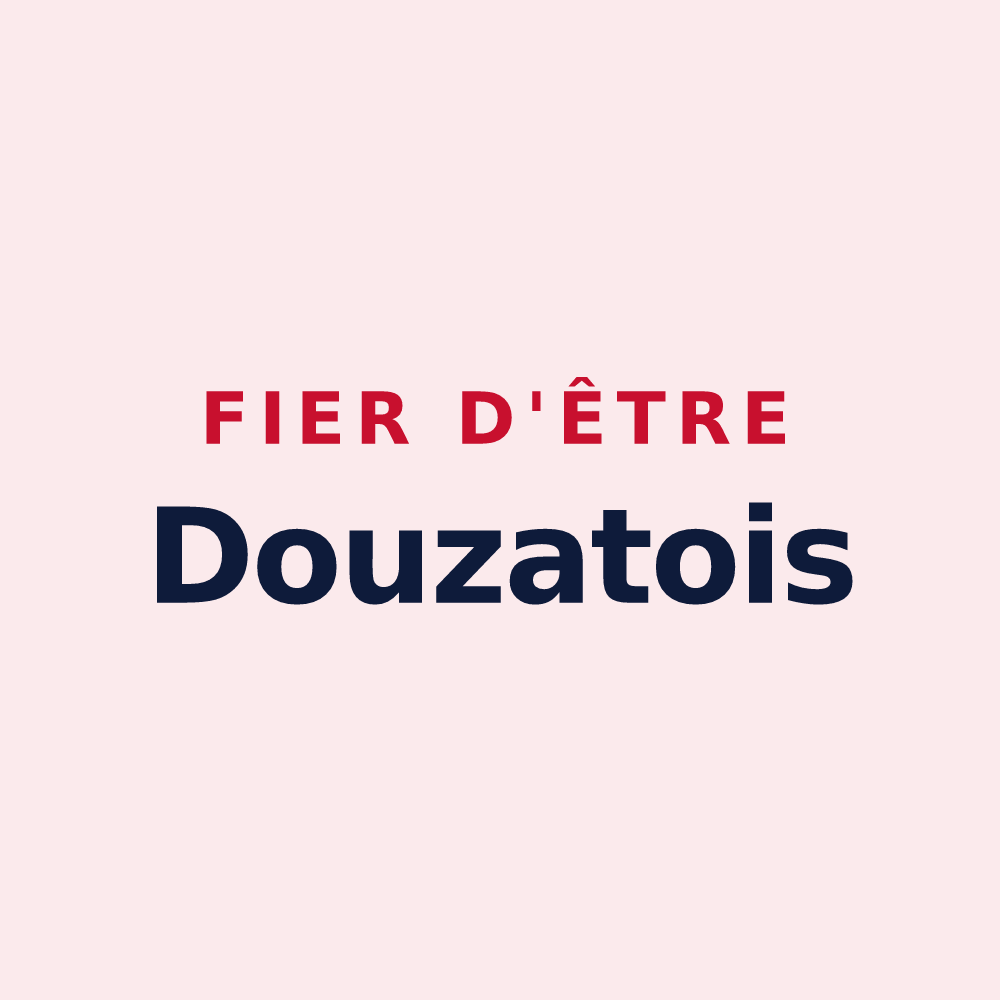 Magnet « Fier d'être Douzatois » — design pour Douzat