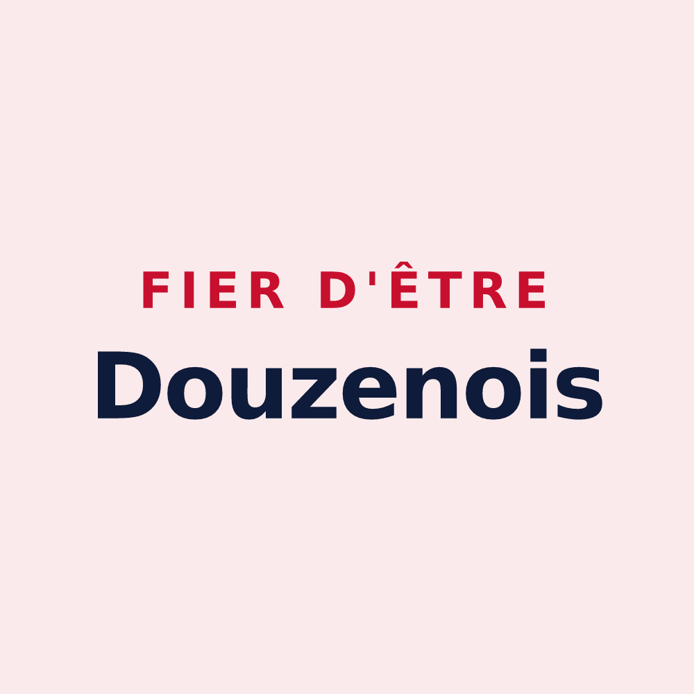 Magnet « Fier d'être Douzenois » — design pour Douzens