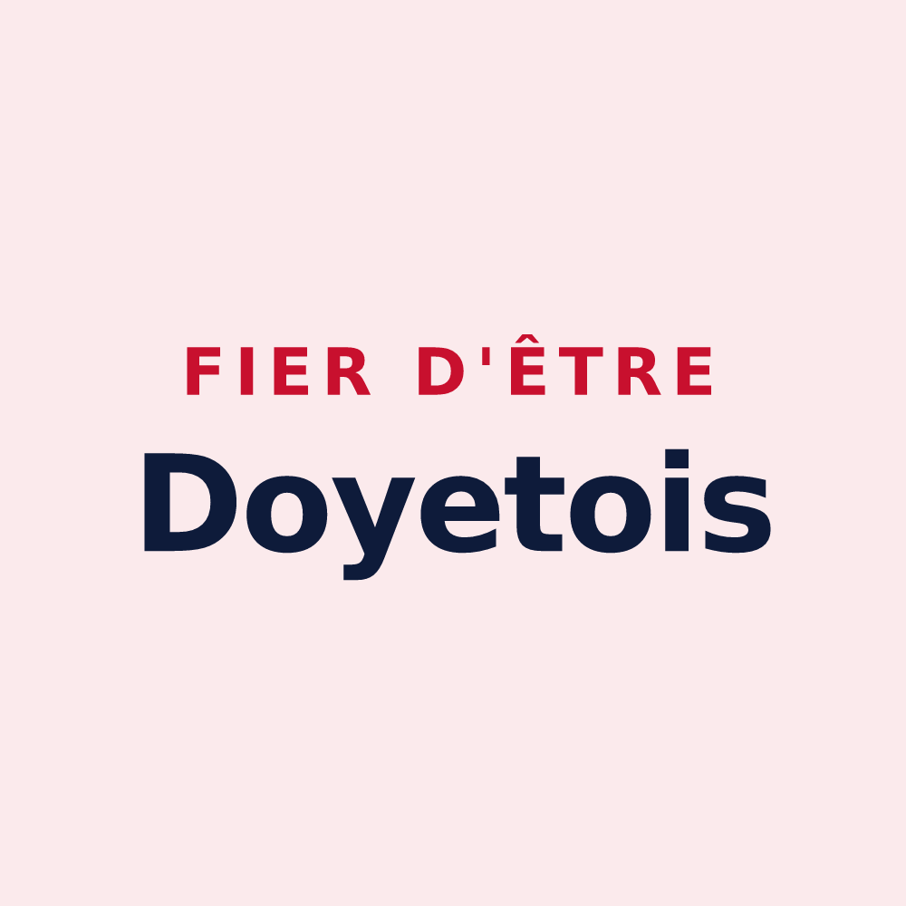 Magnet « Fier d'être Doyetois » — design pour Doyet
