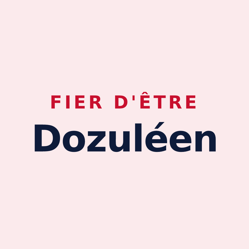 Magnet « Fier d'être Dozuléen » — design pour Dozulé