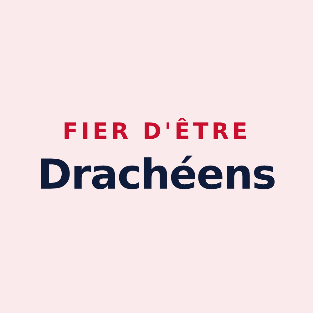 Magnet « Fier d'être Drachéens » — design pour Draché