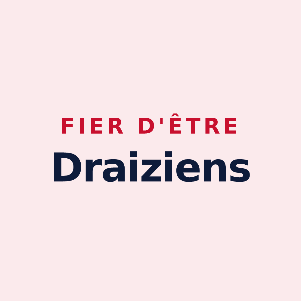 Magnet « Fier d'être Draiziens » — design pour Draize