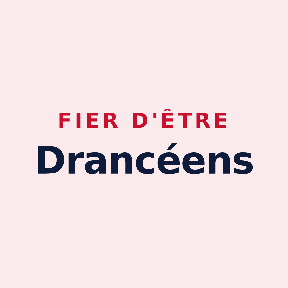 Magnet « Fier d'être Drancéens » — design pour Drancy