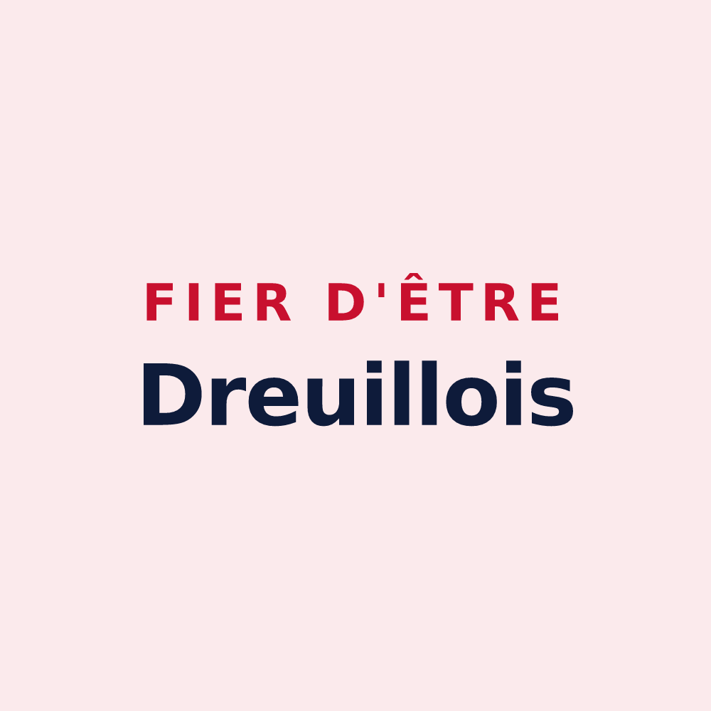 Magnet « Fier d'être Dreuillois » — design pour Dreuil-lès-Amiens