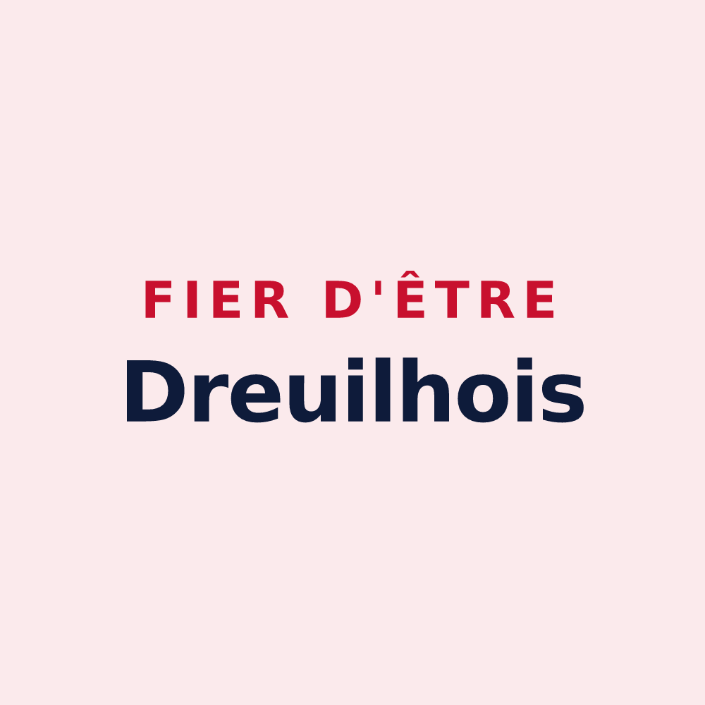Magnet « Fier d'être Dreuilhois » — design pour Dreuilhe