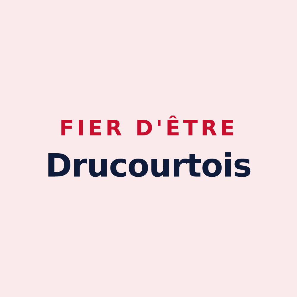 Magnet « Fier d'être Drucourtois » — design pour Drucourt