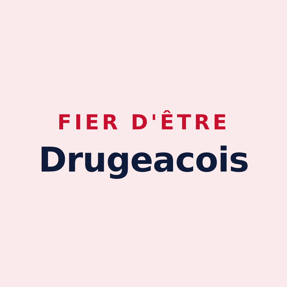 Magnet « Fier d'être Drugeacois » — design pour Drugeac