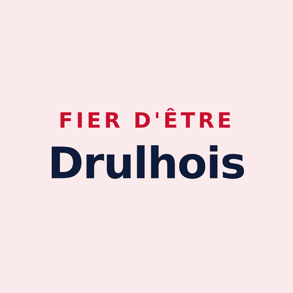 Magnet « Fier d'être Drulhois » — design pour Drulhe