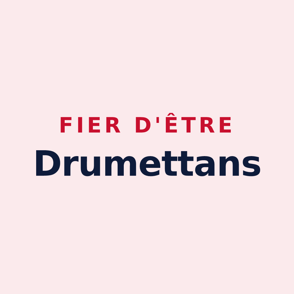 Magnet « Fier d'être Drumettans » — design pour Drumettaz-Clarafond
