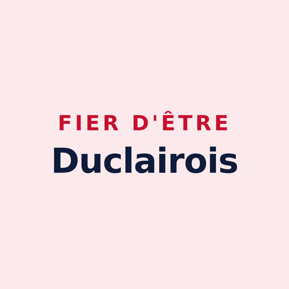 Magnet « Fier d'être Duclairois » — design pour Duclair