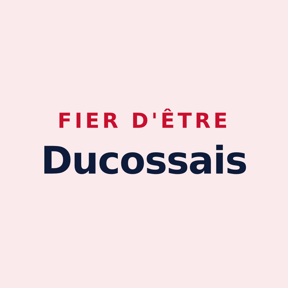 Magnet « Fier d'être Ducossais » — design pour Ducos