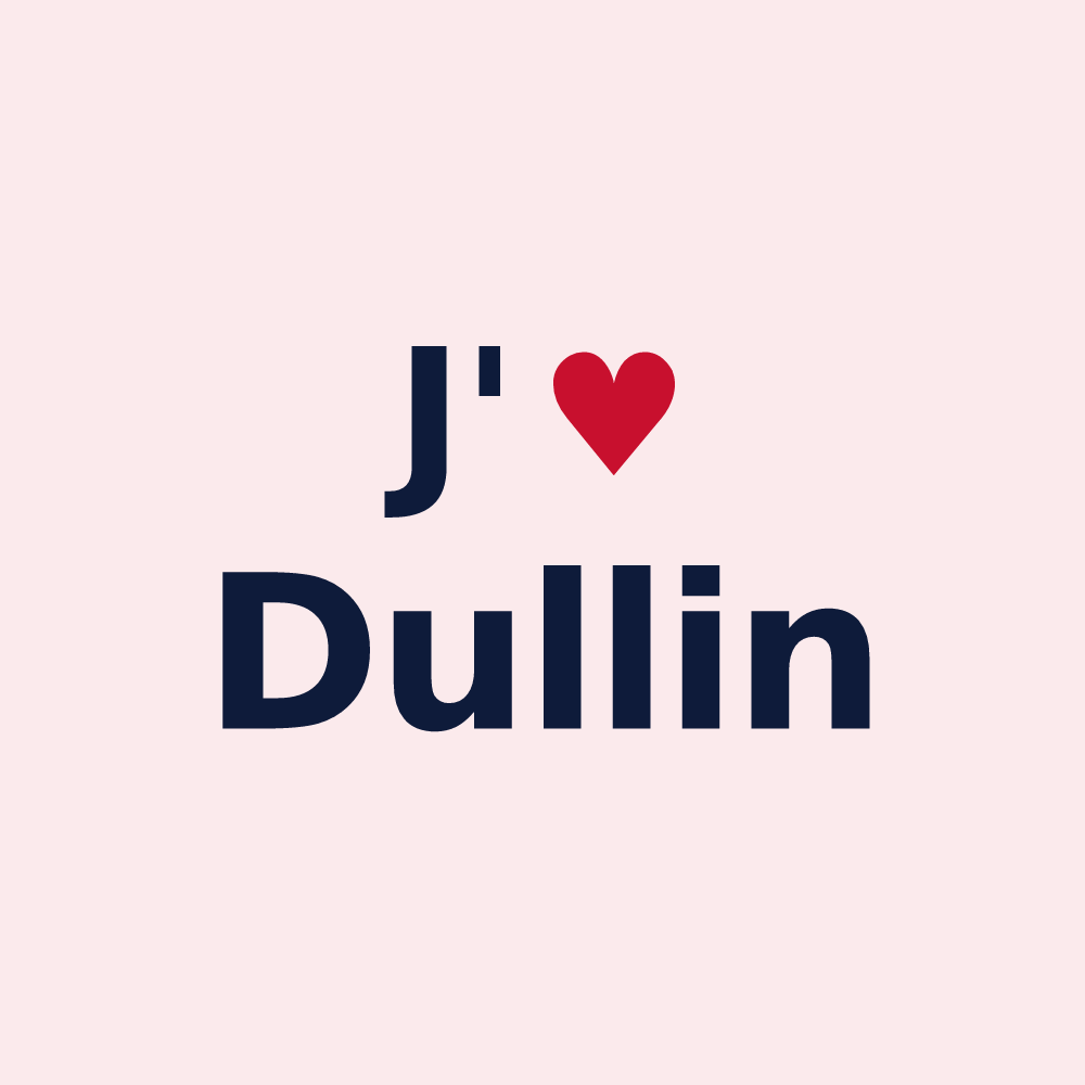 Magnet personnalisé Dullin — design J'aime Dullin