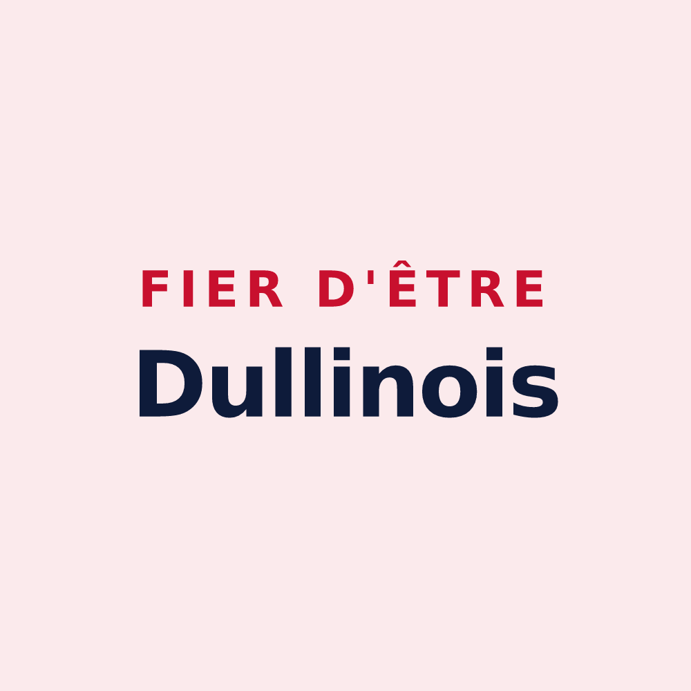 Magnet « Fier d'être Dullinois » — design pour Dullin
