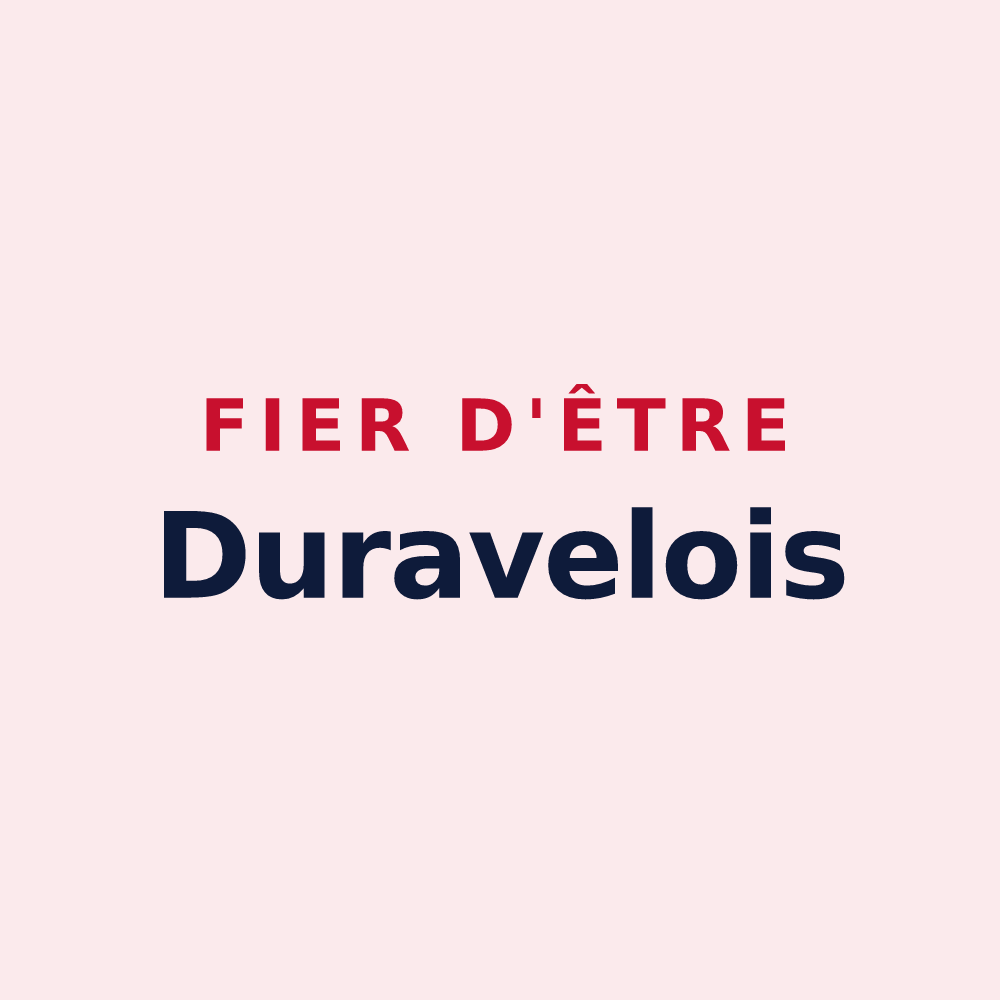 Magnet « Fier d'être Duravelois » — design pour Duravel