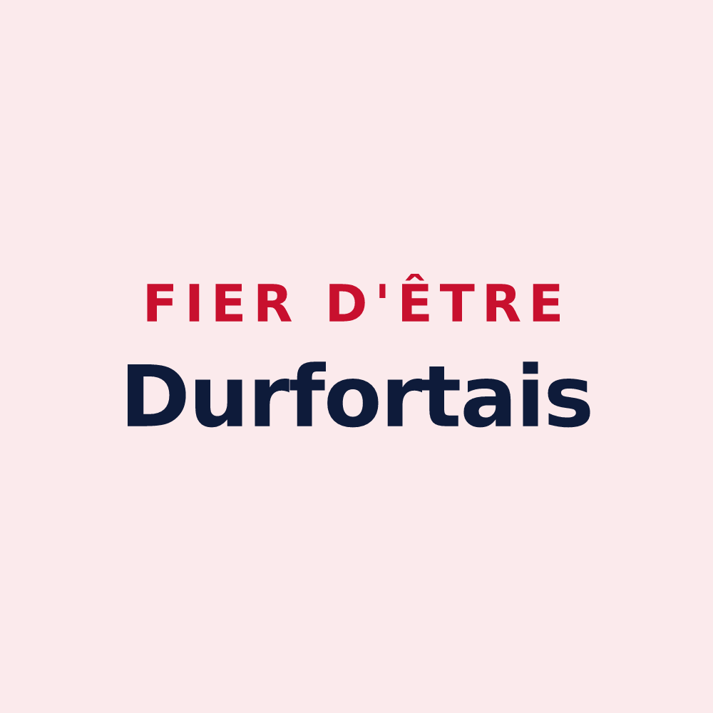 Magnet « Fier d'être Durfortais » — design pour Durfort-Lacapelette