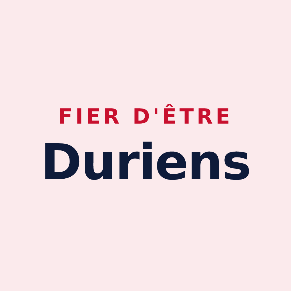 Magnet « Fier d'être Duriens » — design pour Dury
