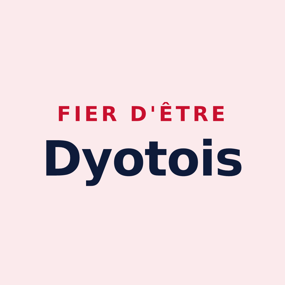 Magnet « Fier d'être Dyotois » — design pour Dyo