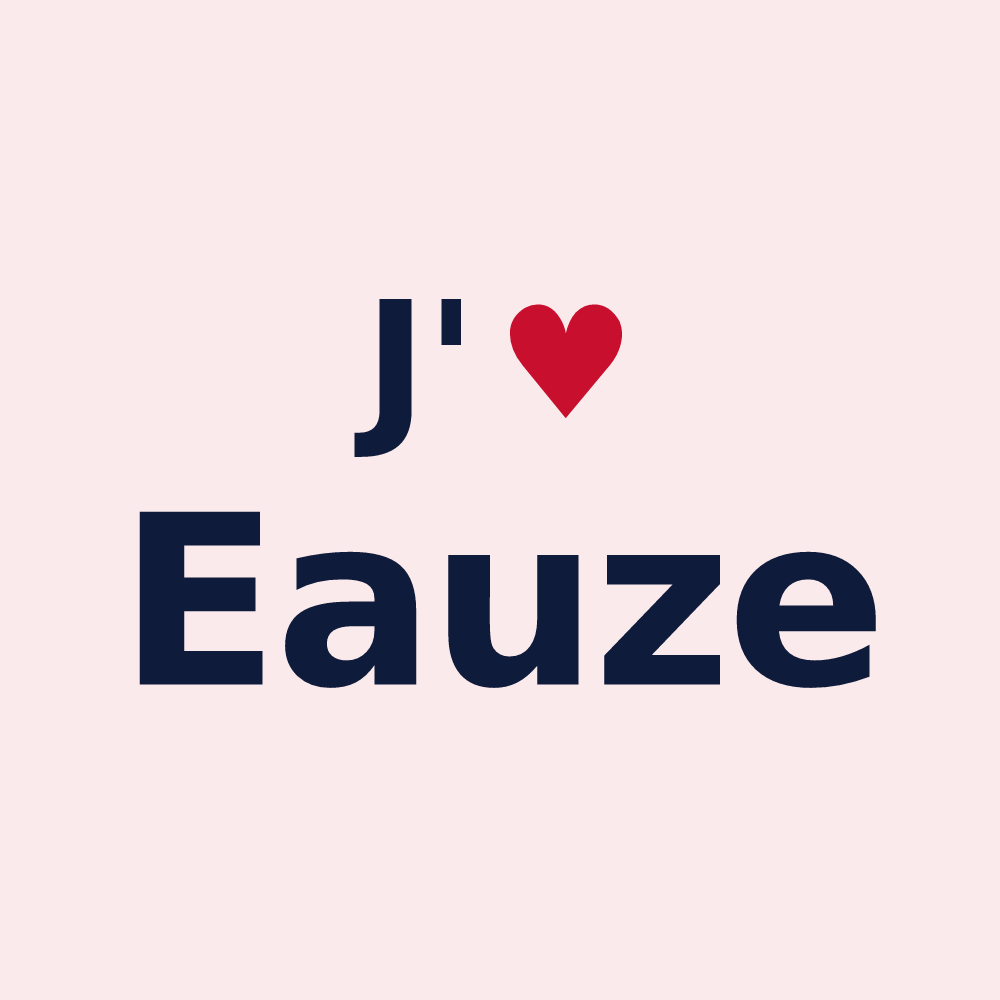 Magnet personnalisé Eauze — design J'aime Eauze