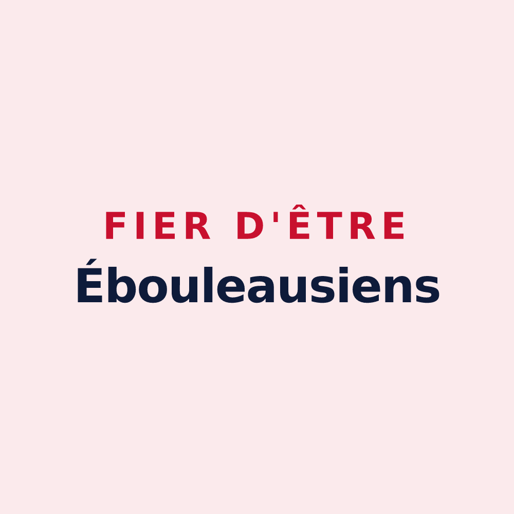 Magnet « Fier d'être Ébouleausiens » — design pour Ébouleau