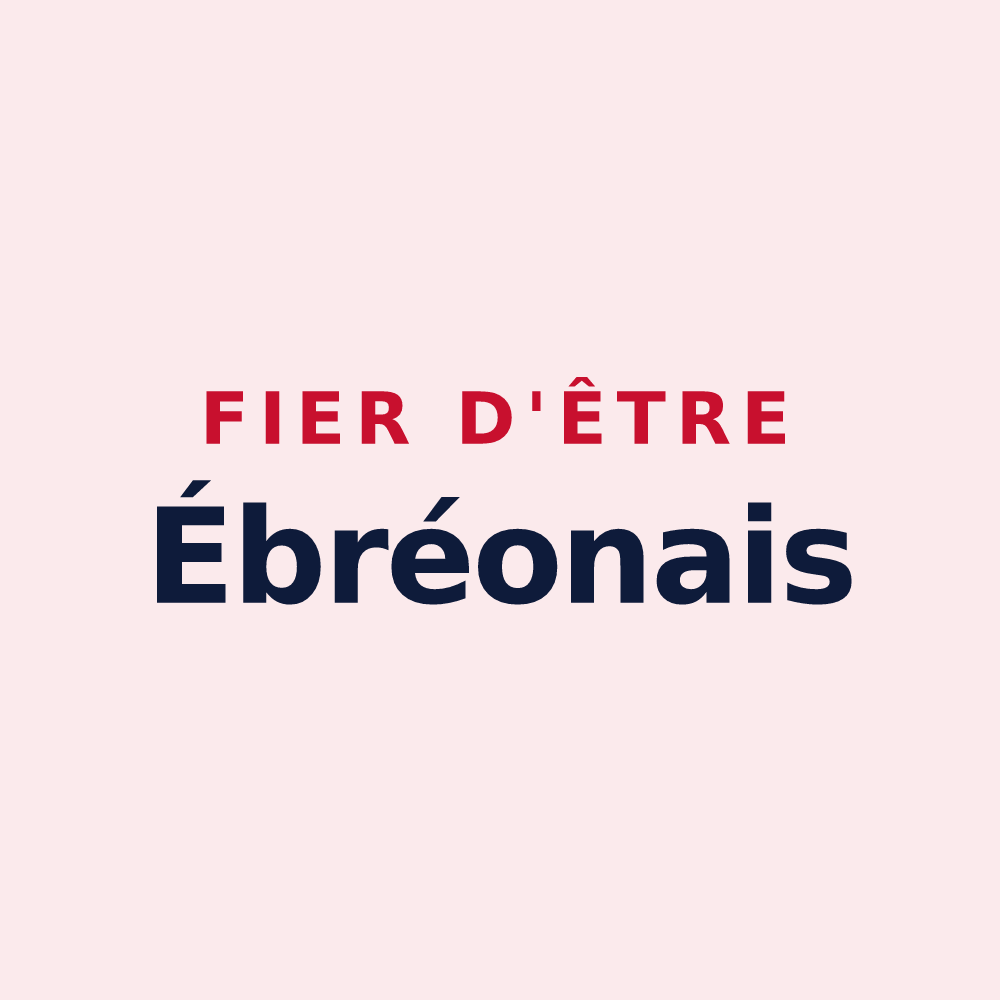 Magnet « Fier d'être Ébréonais » — design pour Ébréon