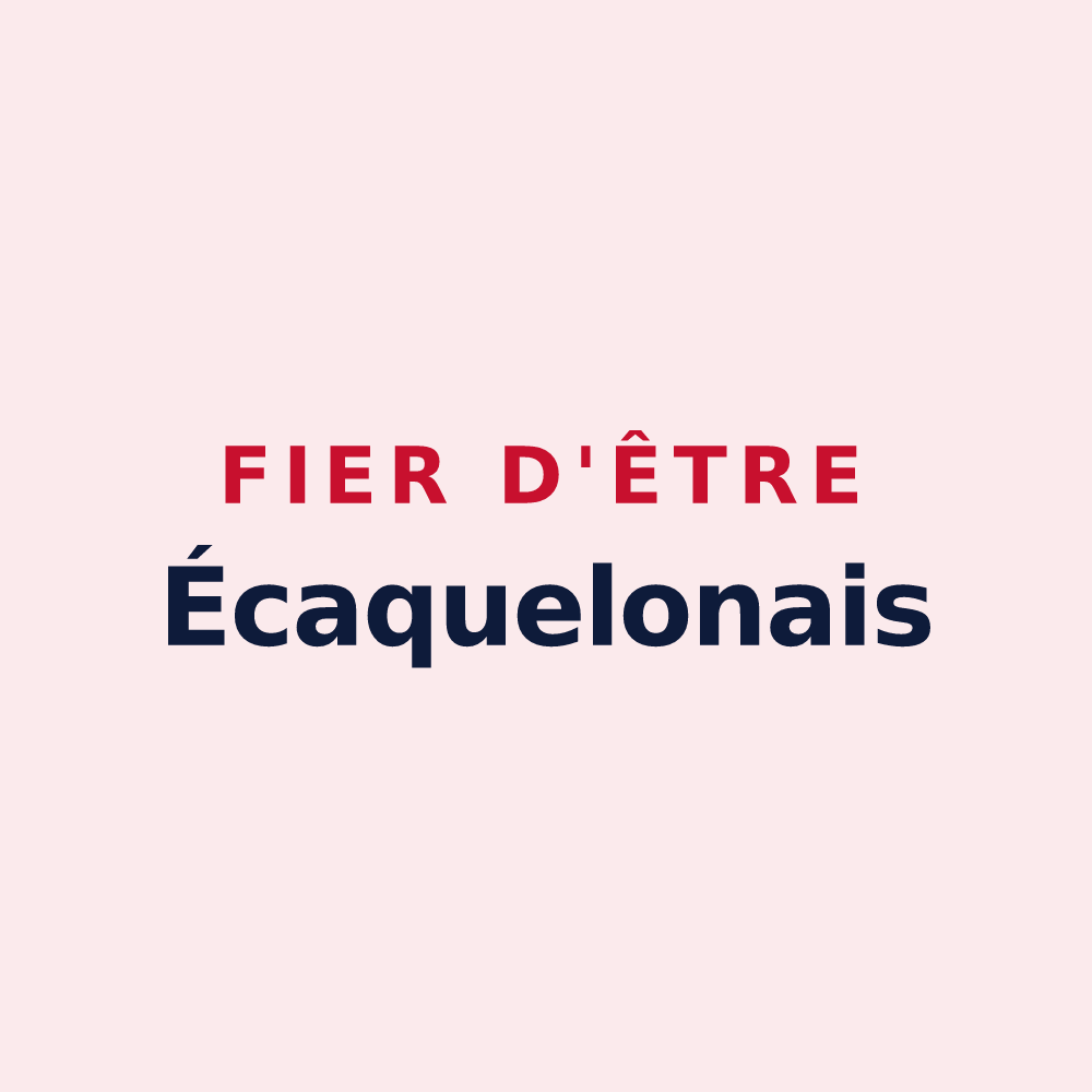 Magnet « Fier d'être Écaquelonais » — design pour Écaquelon