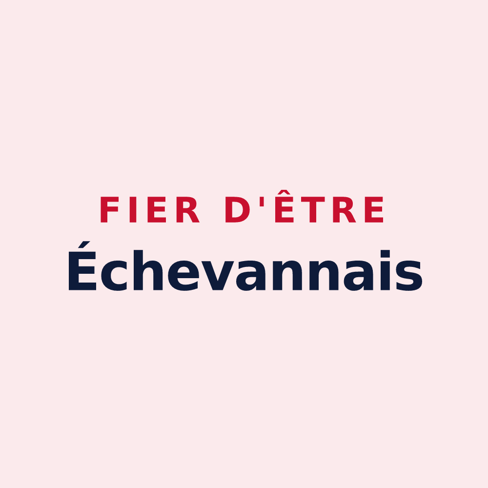 Magnet « Fier d'être Échevannais » — design pour Échevannes