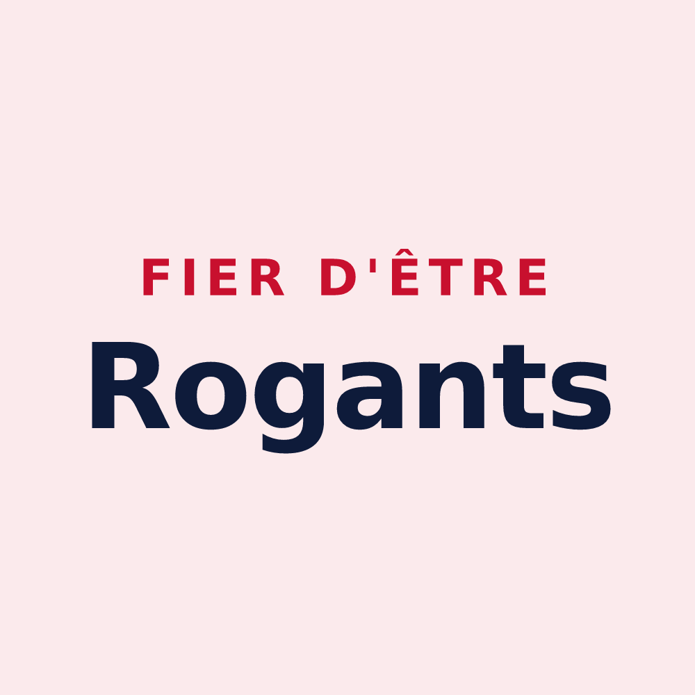 Magnet « Fier d'être Rogants » — design pour Échilleuses
