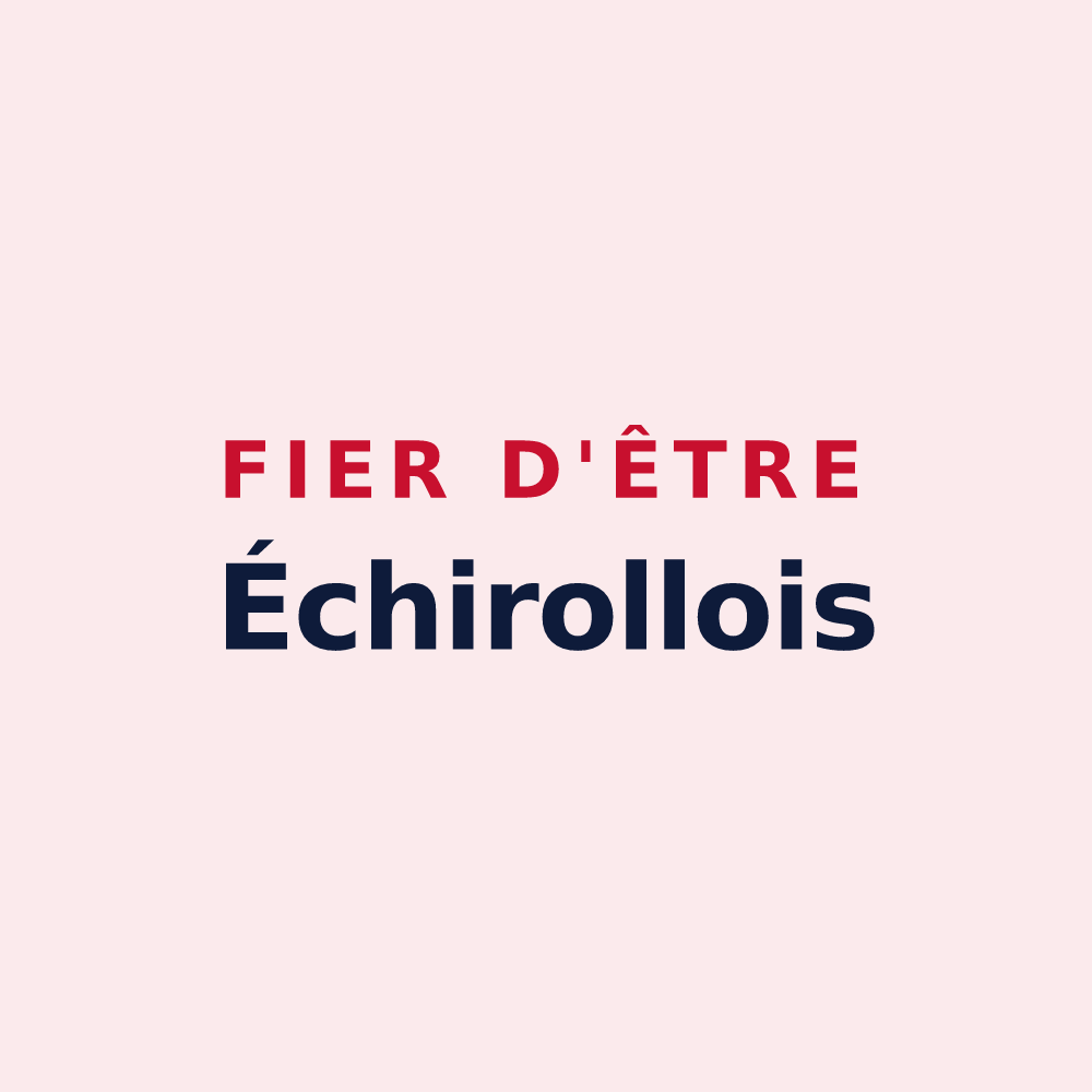 Magnet « Fier d'être Échirollois » — design pour Échirolles