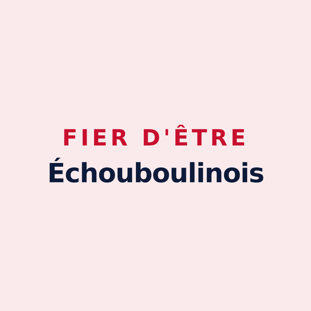 Magnet « Fier d'être Échouboulinois » — design pour Échouboulains
