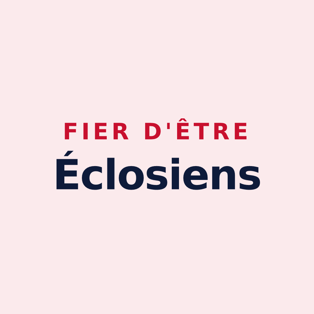 Magnet « Fier d'être Éclosiens » — design pour Eclose-Badinières